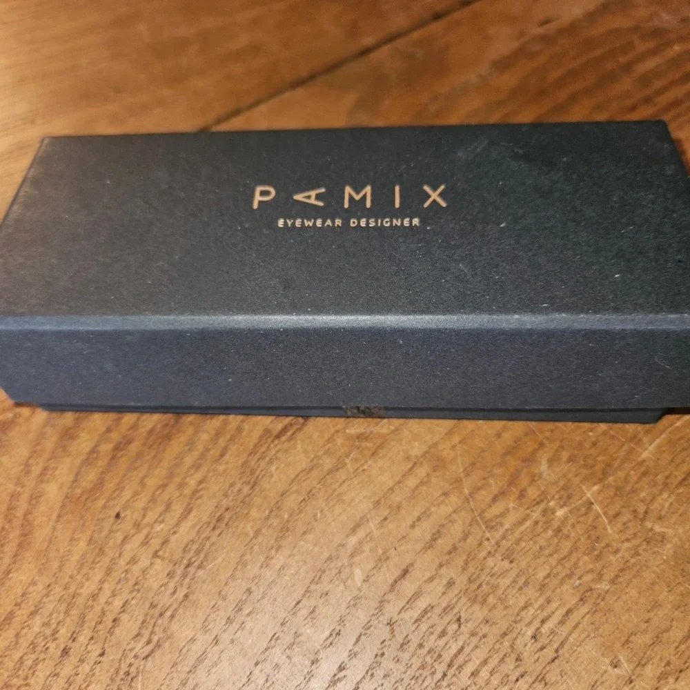 PAMIX Y2K Sunglasses Grey Frame Gradient Brown Lens B0BFNNDRKS New In Box‎